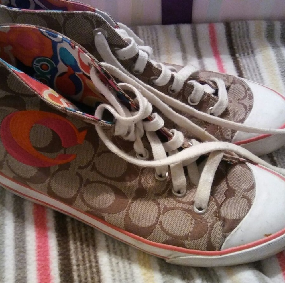 Coach high sneackers